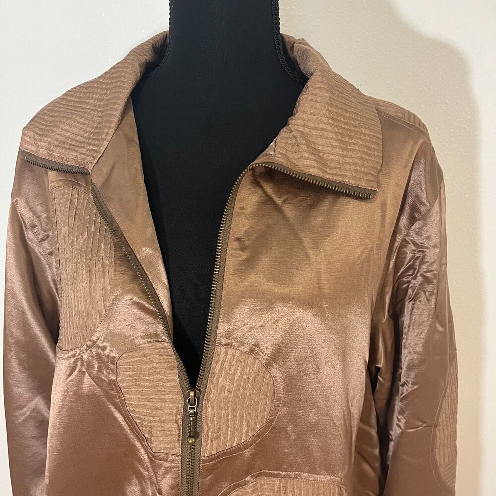 Vintage Great Cavalier by St. Paul NWT Silk Brown 2 Piece Size Medium